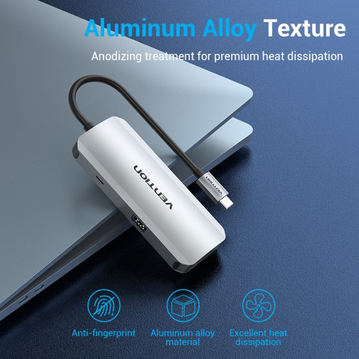 Vention Hub Adapter USB C to USB A 3.0 Multiport -TNA