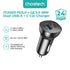 Choetech TC0005 Car Charger Mobil 38W Dual USB Type A+C