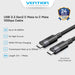 Vention Kabel Cable USB 3.2 Gen2 Type C Male to C Male 5A 10Gbps 4K 60Hz Aluminum Alloy - TRG