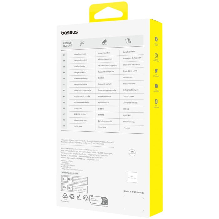 Baseus Diamond Tempered Glass   Screen Protector Iphone 15