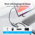 Vention Hub Adapter 2in1 USB C to USB A 3.2 Gen 2 10Gbps 100W PD PPS - CCA