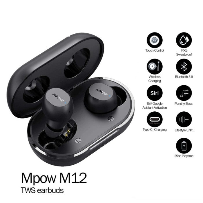 ORIGINAL Mpow M12 TWS Earbuds