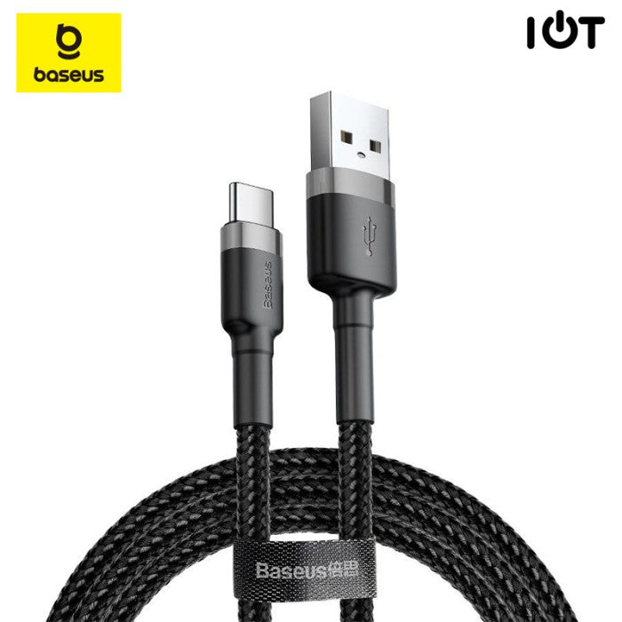 BASEUS Cable Cafule USB For Type-C 3A 0.5m CATKLF-A
