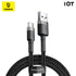 BASEUS Cable Cafule USB For Type-C 3A 0.5m CATKLF-A
