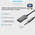 Vention Kabel USB 2.0 Male to AUX TRS 3.5mm Car Wireless Bluetooth 5.0 Audio Receiver Coiled Cable HIFI - NAG