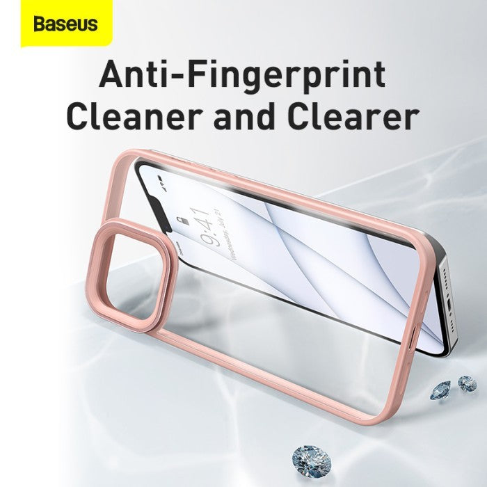 Baseus Crystal Phone Case For iP 13 pro max 2021 Pink