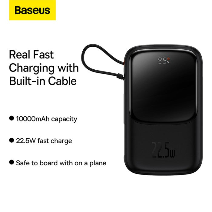 Baseus Qpow Pro Digital Display Powerbank Fast Charge 10000mAh 22.5W