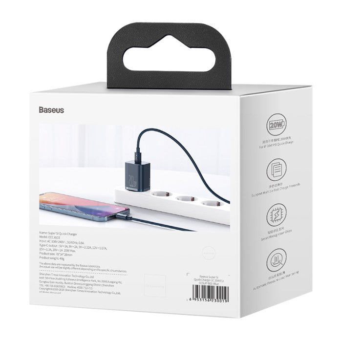 BASEUS Super Si Quick Charger 1C 20W EU CCSUP-B