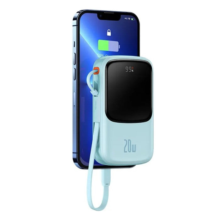 BASEUS Qpow Pro Digital Display Fast Charge PowerBank 10k mAh 20W iP