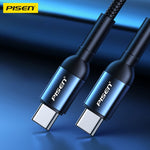 Pisen 100W Type-C to Type-C Wire Glass Shaped Data Cable - LS-TC04