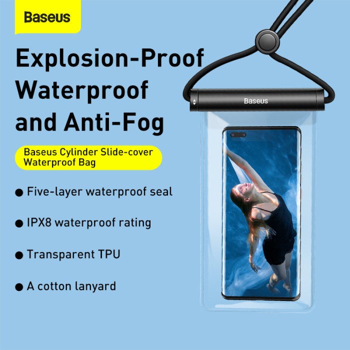 BASEUS Cylinder Slide-cover Waterproof Bag - ACFSD-E