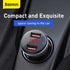 BASEUS Digital Display Dual SCP QC Car Charger U+U 45W - TZCCBX-B