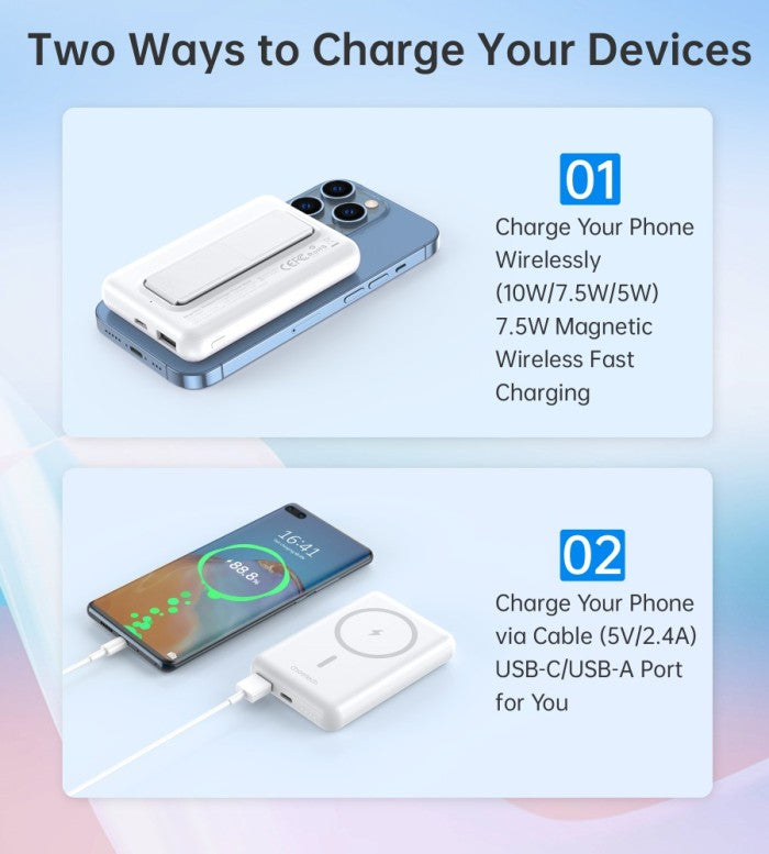 Choetech B662 PowerBank 5000mAh Wireless Magnetic Charging 10W