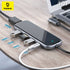 BASEUS Multi-functional HUB (Type-C to 3xUSB3.0+HD4K+PD) Gray CAHUB-BZ