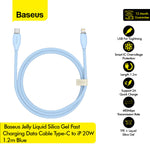 BASEUS Liquid Silica Gel Fast Charging Cable Data C to iP 20W CAGD02