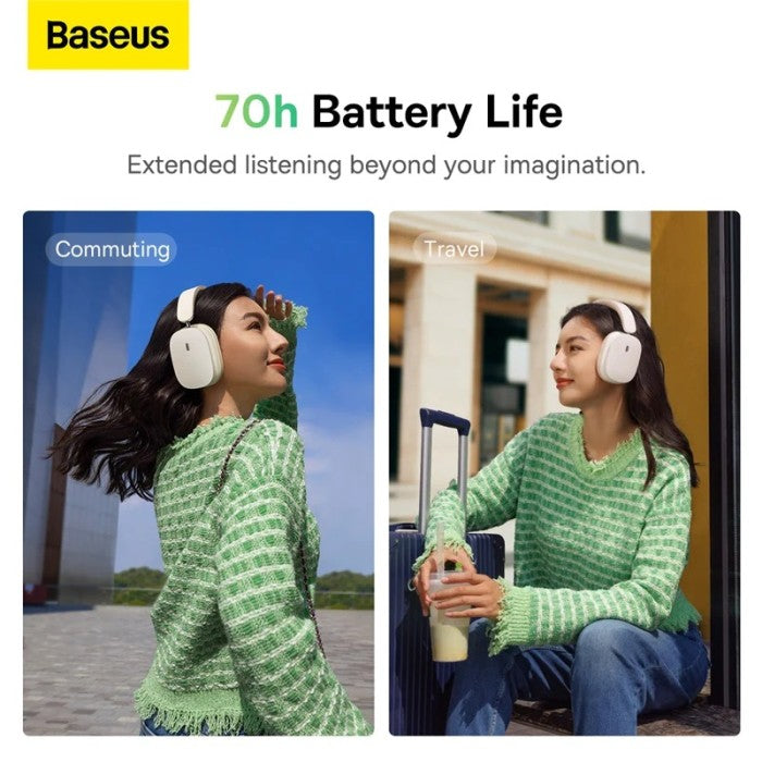 BASEUS Headphone Bowie H1 ANC Headset Bluetooth Wireless Earphone