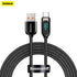 Baseus Display Fast Charging Data Cable USB to Type-C 66W 1M