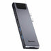 BASEUS thunderbolt C+Pro 7 in 1 smart HUB docking station Grey CAHUB-L