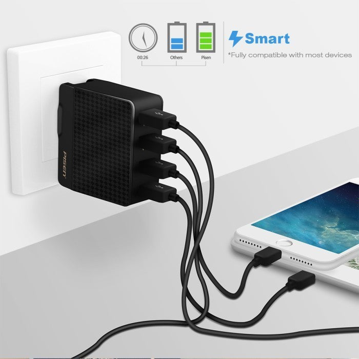 PISEN Universal Smart Travel Charger - TS-C085