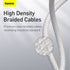 Baseus High Density Braided Kabel Charger C to Lightning 1M - CATLGD