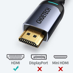 Choetech XHH01 Kabel HDMI to HDMI 8K 4K 2K 2M Nylon Cable HDR 3D HiFi