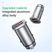 BASEUS Square metal A+A 30W Dual QC3.0 Quick Car Charger CCALL-DS