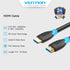 Vention Kabel HDMI 2.0 Cable Male to Male Upgraded Version 3D 4K 60Hz 30Hz 18Gbps 0.5M 2M 3M 5M - AAG