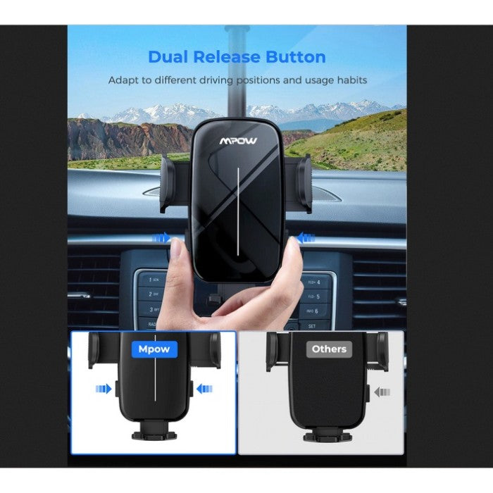 Mpow Windshield Dashboard Car Phone Holder - MPCA159AB