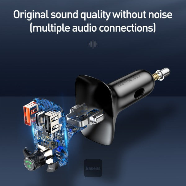 Baseus Transmitter FM TWS T-Typed S-13 (PPS Fast Charger Edition)