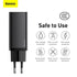 BASEUS GaN2 Lite Quick ChargerC+U 65W EU CCGAN2L-B