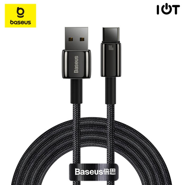 Baseus Tungsten Fast Charging Data Cable USB to C 100W - CAWJ00