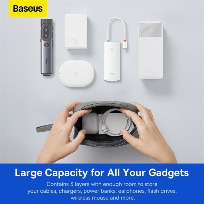 Baseus EasyJourney Series Storage Bag, Dark Gray - LBJX01