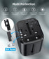 Choetech PD5008 Travel Charger Adapter Universal 30W PD 4 USB Type A/C