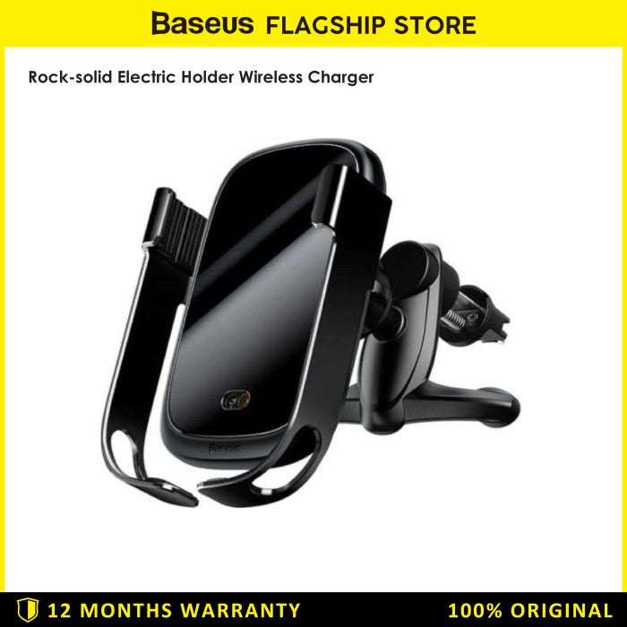 Baseus Rock-solid Electric Holder Wireless Charger - WXHW01-01