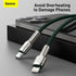 BASEUS Cafule Series Metal Data Cable Type C to iP PD 20W 1m- CATLJK-A