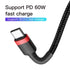 BASEUS Cafule Type-C PD2.0 60W flash charging (20V 3A) 2m CATKLF-H