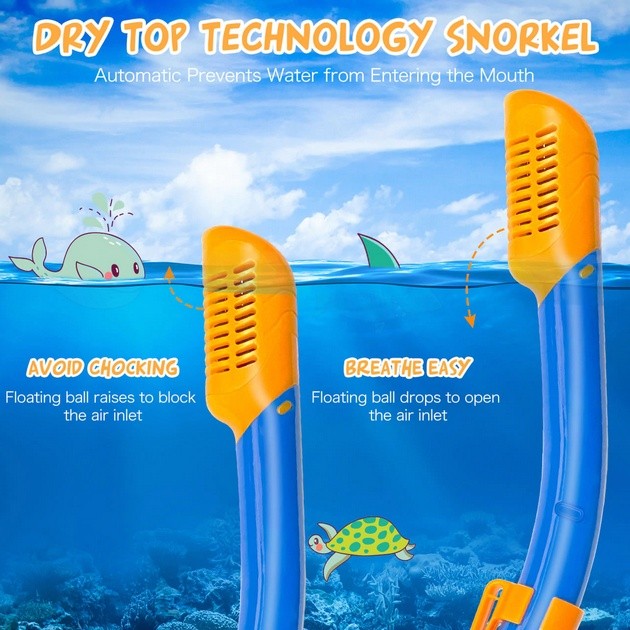 MPOW - OMORC Kids Snorkel Set - MEOD292BE