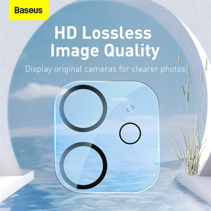 Baseus Full-Frame Lens Film For iPhone 12 (2pcs) - SGAPIPH61N-AJT