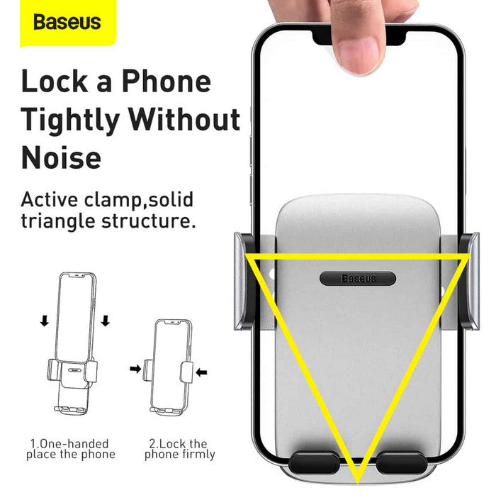 Baseus Easy Control Pro Clamp Car Mount Holder (A Set)-SUYK01011