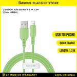 Baseus Colourful Kabel Charger Iphone 14 A to Lightning 1.2M - CALDC-0