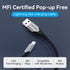 Vention Kabel Charger USB to Lightning 2.4A MFI Fast Charging - LAD