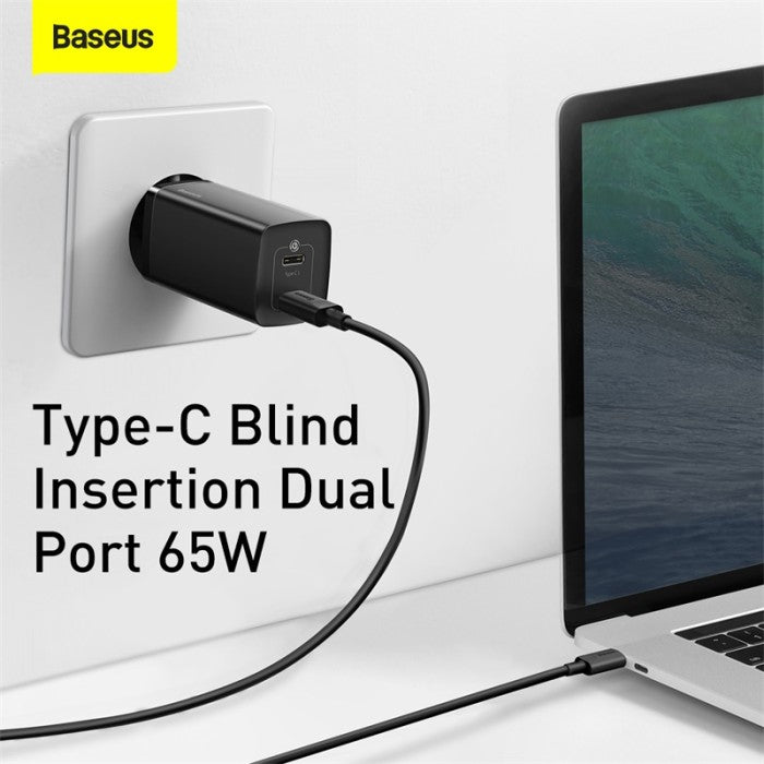 BASEUS GaN2 Lite Quick ChargerC C 65W EU CCGAN2L-E