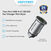 Vention Car Charger USB A 18W+C 20W - FFB
