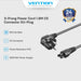 Vention Kabel Power Cord C5 3 Prong 1.8M EU - ZCH
