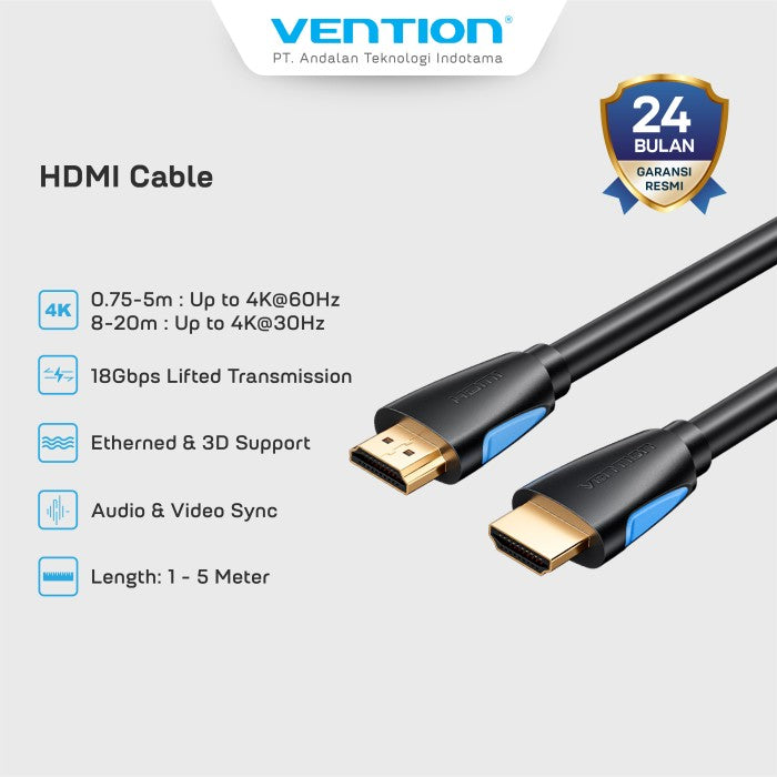 Vention Kabel HDMI V2.0b Cable 3D 4K 60Hz UHD - VAA-M02