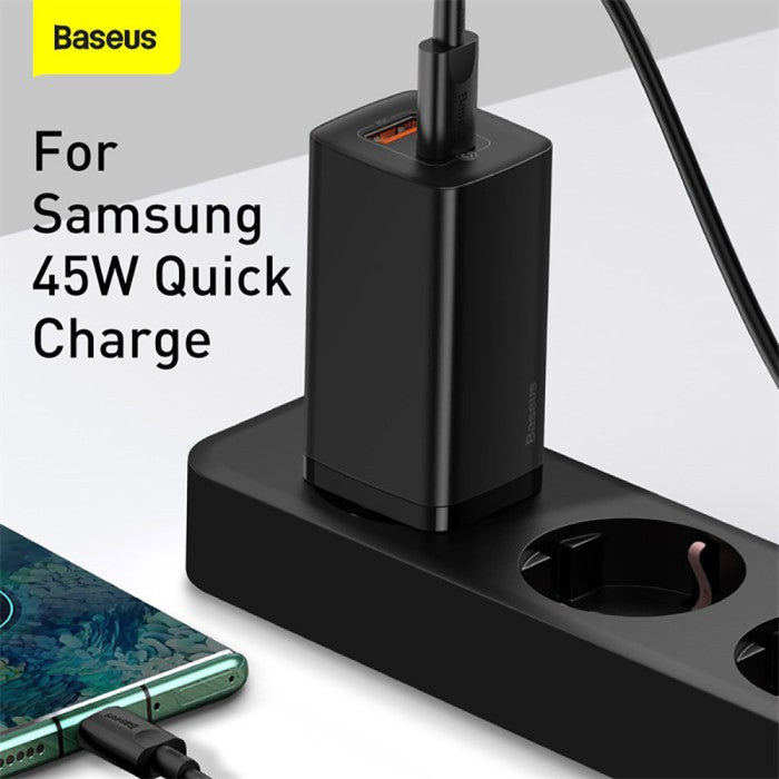 BASEUS GaN2 Lite Quick ChargerC+U 65W EU CCGAN2L-B