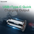 Baseus Circular Plastic A+C 30W PPS Car Charger Black