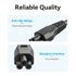 Vention Kabel Power Cord C5 3 Prong 1.8M EU - ZCH