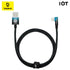 BASEUS kabel shaped MVP 2 Fast Charging Data USB to iP 2.4A - CAVP000