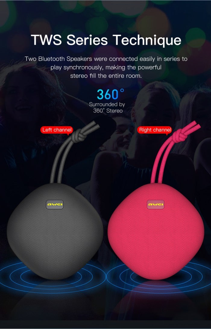 AWEI Mini Speaker Bluetooth Portable - Y336